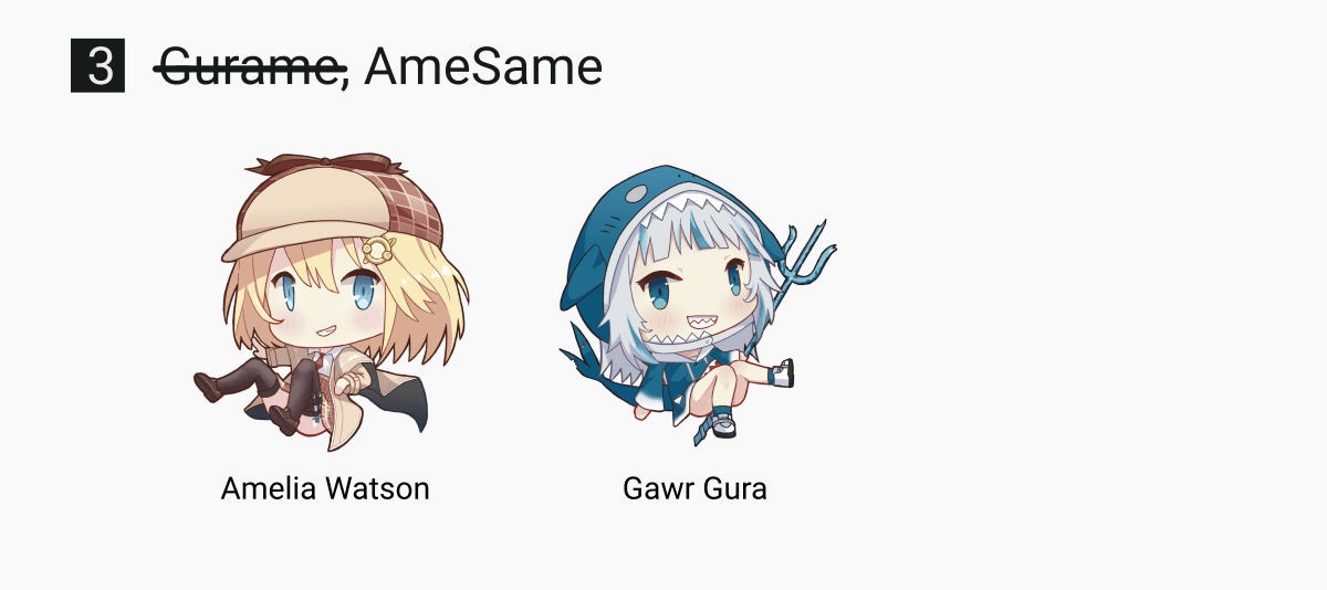 Design 3. G̶u̶r̶a̶m̶e̶, AmeSame